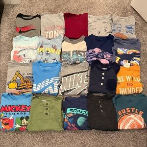 Bundle of 20 size 3T long sleeve shirts